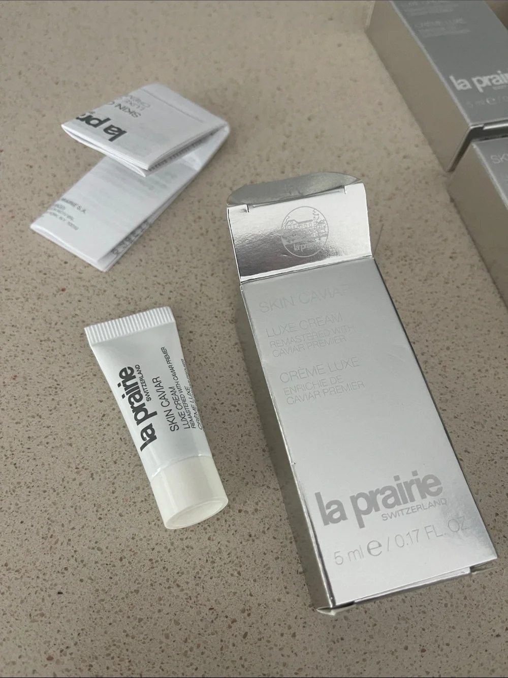 9 pcs Set New Authentic LA PRARIE Skin Caviar Luxe Cream samples